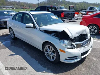 2014 Mercedes-Benz C-Class C 300 Sport with VIN WDDGF8AB1ER310730, listed as a IAAI auction lot 41963311 with 219,170 mi miles. Bid and sale history available at carsss.com. Image 1.