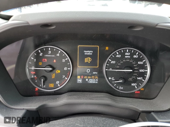 2024 Subaru Impreza Sport with VIN JF1GUAFC0R8375868, listed as a Copart auction lot 85225464 with 13,894 mi miles and Non Repairable. Bid and sale history available at carsss.com. Image 9.