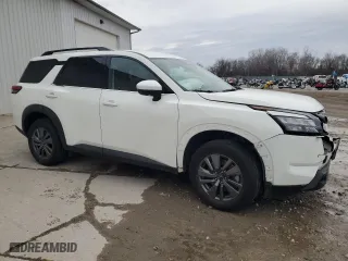 2024 Nissan Pathfinder SV with VIN 5N1DR3BC1RC285962, listed as a Copart auction lot 85106544 with 15,095 mi miles and Salvage Title. Bid and sale history available at carsss.com. Image 4.