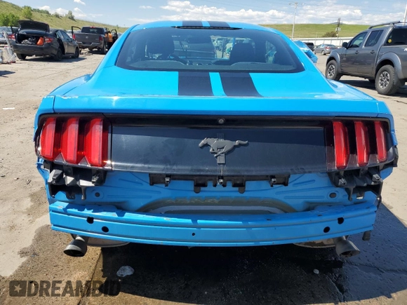 2017 Ford Mustang V6 with VIN 1FA6P8AM2H5209900, listed as a Copart auction lot 60493055 with 93,160 mi miles and Salvage title. Bid and sale history available at DreamBid. Image 6.