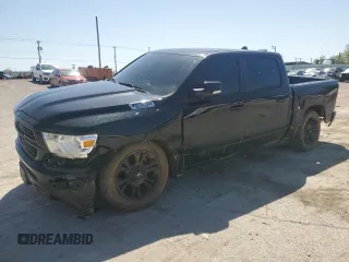 2019 Ram 1500 Big Horn with VIN 1C6RREFT3KN793190, listed as a Copart auction lot 52526705 with 111,440 mi miles and Salvage title. Bid and sale history available at DreamBid. Image 1.
