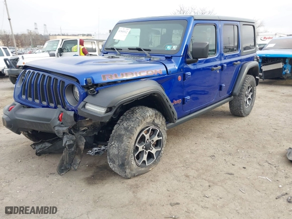 2020 Jeep Wrangler Unlimited Rubicon with VIN 1C4HJXFG9LW107191, listed as a IAAI auction lot 41840012 with 41,888 mi miles. Bid and sale history available at carsss.com. Image 16.
