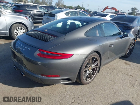 2019 Porsche 911 Carrera S with VIN WP0AB2A90KS114837, listed as a IAAI auction lot 41709937 with 50,248 mi miles. Bid and sale history available at carsss.com. Image 4.