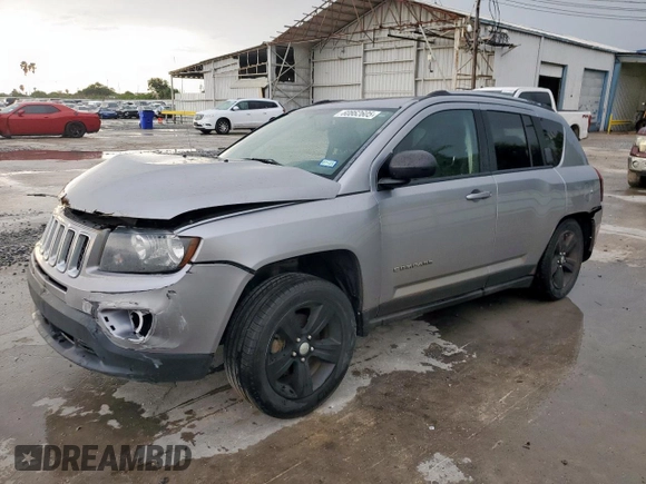 2016 Jeep Compass Sport with VIN 1C4NJCBA8GD559907, listed as a Copart auction lot 60862605 with Not provided miles and Salvage title. Bid and sale history available at DreamBid. Image 1.