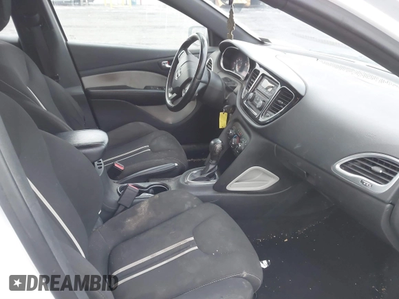 2013 Dodge Dart SXT with VIN 1C3CDFBA5DD106411, listed as a IAAI auction lot 41503268 with 185,047 mi miles. Bid and sale history available at carsss.com. Image 5.
