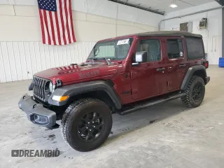 2021 Jeep Wrangler Unlimited Willys с VIN 1C4HJXDGXMW621782, выставлен на аукционе Copart как лот 49469275 с пробегом 60 388 миль миль и Чистый • Clean title. История ставок и продаж доступна на DreamBid. Изображение 1.