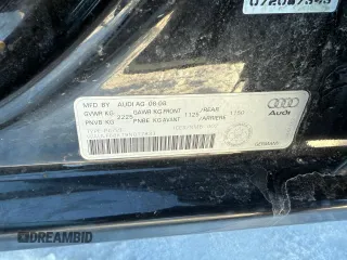 2009 Audi A4 with VIN WAULF68K79N017833, listed as a Copart auction lot 86507584 with 202,534 mi miles and Salvage title. Bid and sale history available at DreamBid. Image 13.