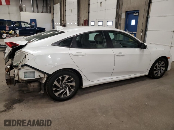 2017 Honda Civic EX z VIN 19XFC2F7XHE003170, wystawiony jako Copart lot #57620105 z przebiegiem 231 942 mil mil oraz Szkoda całkowita • Salvage title. Historia ofert i sprzedaży dostępna na DreamBid. Obrazek 3.