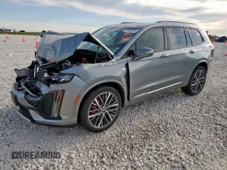 2023 Cadillac XT6 AWD Sport with VIN 1GYKPHRS1PZ162923, listed as a Copart auction lot 57436185 with 30,707 mi miles and Salvage title. Bid and sale history available at DreamBid. Image 1.