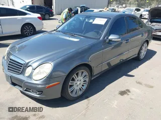 2008 Mercedes-Benz E-Class Luxury 3.5L with VIN WDBUF56X08B284262, listed as a IAAI auction lot 41996643 with 180,534 mi miles. Bid and sale history available at carsss.com. Image 2.