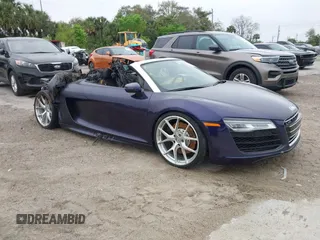 2014 Audi R8 z VIN WUASNAFG8EN001124, wystawiony jako IAAI lot #41139493 z przebiegiem Nie podano mil oraz . Historia ofert i sprzedaży dostępna na DreamBid. Obrazek 1.