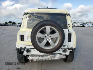 2023 Land Rover Defender S with VIN SALEJ7EXXP2124527, listed as a Copart auction lot 64578725 with 33,816 mi miles and Salvage title. Bid and sale history available at DreamBid. Image 6.