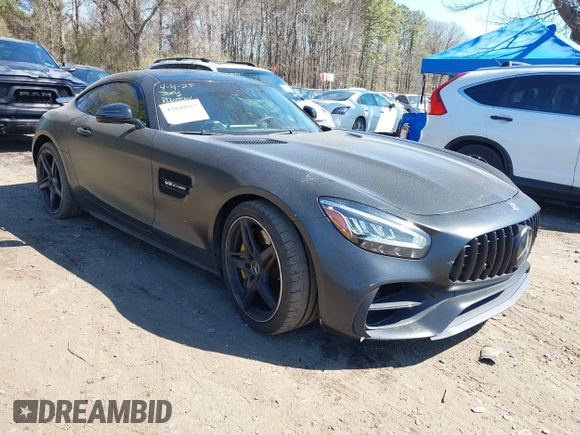 2020 Mercedes-Benz AMG GT with VIN WDDYJ7HA5LA025745, listed as a IAAI auction lot 42040819 with 25,393 mi miles. Bid and sale history available at carsss.com. Image 1.