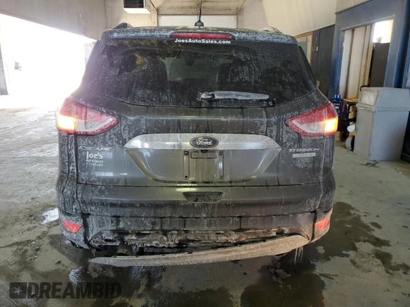2015 Ford Escape Titanium with VIN 1FMCU0J9XFUA58239, listed as a Copart auction lot 46153395 with 114,240 mi miles and Salvage Title. Bid and sale history available at carsss.com. Image 6.