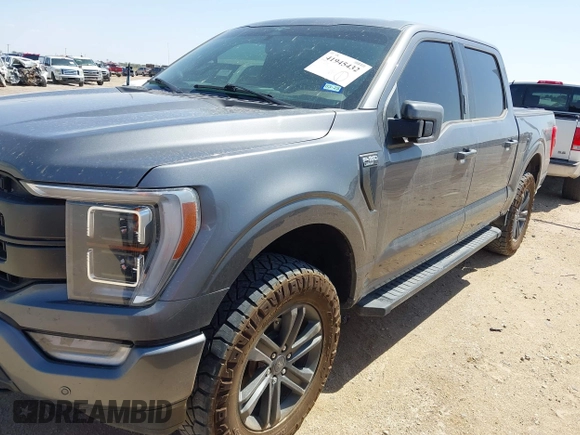 2023 Ford F-150 XL with VIN 1FTFW1E83PFB07063, listed as a IAAI auction lot 41945432 with 100,863 mi miles. Bid and sale history available at carsss.com. Image 16.