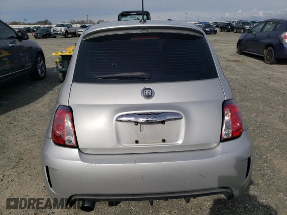 2013 FIAT 500 Turbo with VIN 3C3CFFHH8DT554229, listed as a Copart auction lot 45544355 with 127,548 mi miles and Salvage title. Bid and sale history available at DreamBid. Image 6.