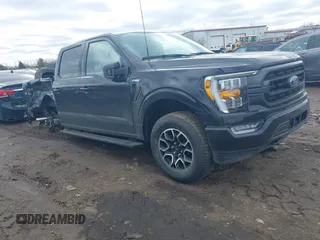 2023 Ford F-150 XL with VIN 1FTEW1EP2PKE26447, listed as a IAAI auction lot 41730421 with 17,822 mi miles. Bid and sale history available at carsss.com. Image 1.