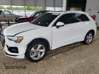 2021 Audi Q3 Premium with VIN WA1AUCF3XM1094216, listed as a Copart auction lot 58710615 with 86,743 mi miles and Salvage title. Bid and sale history available at DreamBid. Image 1.
