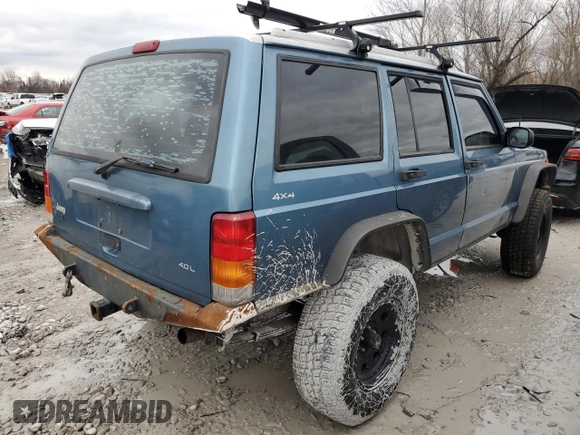 1999 Jeep Cherokee Sport with VIN 1J4FF68S4XL567848, listed as a Copart auction lot 43222045 with 280,178 mi miles and Salvage title. Bid and sale history available at DreamBid. Image 3.
