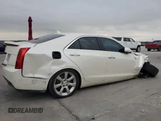 2014 Cadillac ATS Luxury RWD with VIN 1G6AB5RXXE0107482, listed as a Copart auction lot 77848694 with 143,278 mi miles and Salvage Title. Bid and sale history available at carsss.com. Image 3.