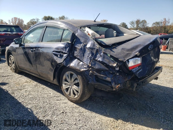 2021 Subaru Impreza with VIN 4S3GKAB63M3603691, listed as a Copart auction lot 77703954 with 42,100 mi miles and Salvage Title. Bid and sale history available at carsss.com. Image 2.