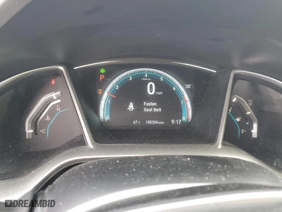 2018 Honda Civic Sedan EX with VIN 2HGFC2F74JH539205, listed as a Copart auction lot 50910385 with 100,304 mi miles and Salvage Title. Bid and sale history available at carsss.com. Image 9.