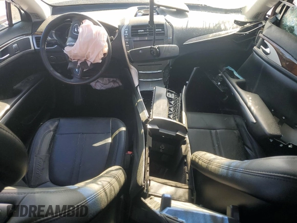 2016 Lincoln MKZ with VIN 3LN6L2G95GR610628, listed as a Copart auction lot 49579285 with 0 mi miles and Salvage Title. Bid and sale history available at carsss.com. Image 8.