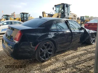 2021 Chrysler 300 with VIN 2C3CCABG8MH523745, listed as a Copart auction lot 74553794 with 105,396 mi miles and Salvage Title. Bid and sale history available at carsss.com. Image 3.