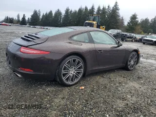 2015 Porsche 911 Carrera with VIN WP0AA2A93FS106725, listed as a Copart auction lot 45405395 with 46,396 mi miles and Salvage Title. Bid and sale history available at carsss.com. Image 3.