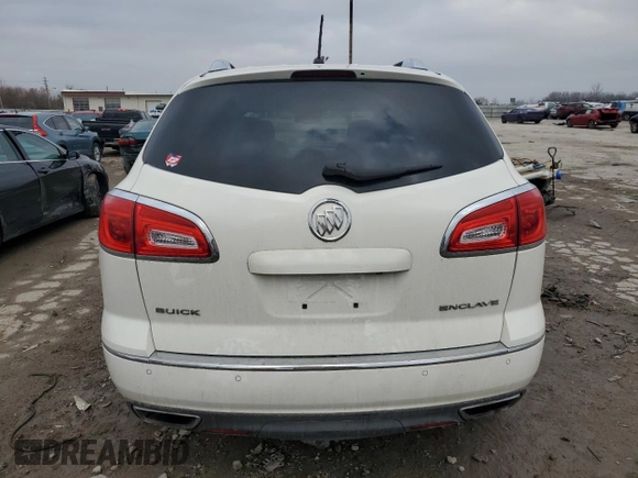 2014 Buick Enclave Convenience with VIN 5GAKRAKD6EJ277369, listed as a Copart auction lot 85307794 with 117,858 mi miles and Salvage Title. Bid and sale history available at carsss.com. Image 6.