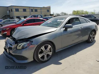 2018 Mercedes-Benz E 400 with VIN WDD1J6FB4JF020561, listed as a Copart auction lot 49998225 with 50,493 mi miles and Salvage Title. Bid and sale history available at DreamBid. Image 1.