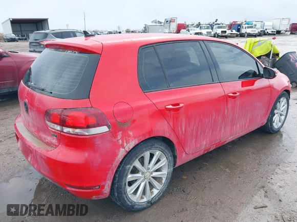 2013 Volkswagen Golf TDI w/Sunroof & Nav with VIN WVWNM7AJ1DW131774, listed as a IAAI auction lot 41785818 with 167,954 mi miles and . Bid and sale history available at DreamBid. Image 4.