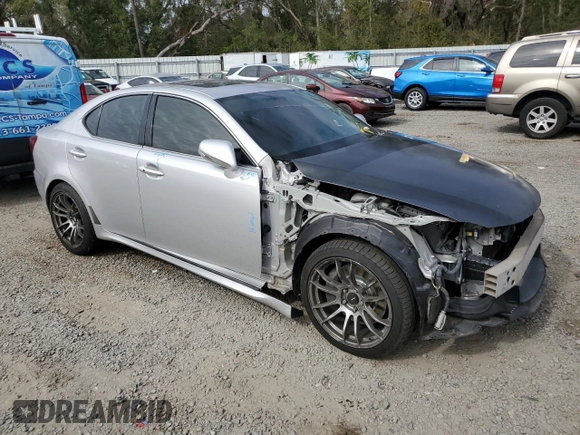 2010 Lexus IS 350 with VIN JTHBE5C2XA5024202, listed as a Copart auction lot 89040045 with Not Provided miles and Salvage Title. Bid and sale history available at DreamBid. Image 4.
