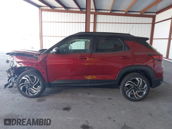 2025 Chevrolet TrailBlazer RS with VIN KL79MTSL6SB117672, listed as a IAAI auction lot 41511450 with 1,516 mi miles. Bid and sale history available at carsss.com. Image 13.