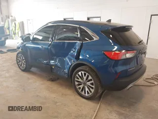2022 Ford Escape Titanium Hybrid z VIN 1FMCU9DZ9NUA38627, wystawiony jako IAAI lot #42288647 z przebiegiem 54 802 mil mil oraz . Historia ofert i sprzedaży dostępna na DreamBid. Obrazek 3.