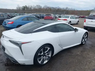2018 Lexus LC with VIN JTHHP5AY9JA000847, listed as a IAAI auction lot 41898193 with 54,626 mi miles. Bid and sale history available at carsss.com. Image 4.