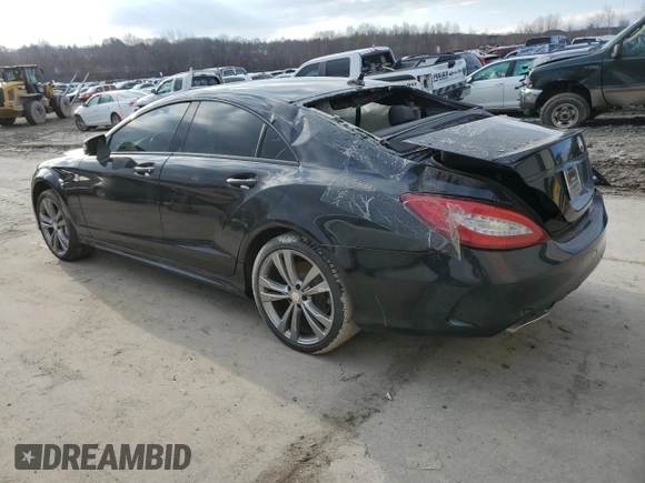 2015 Mercedes-Benz CLS-Class CLS 550 with VIN WDDLJ9BB8FA141839, listed as a Copart auction lot 38887523 with 58,931 mi miles. Bid and sale history available at carsss.com. Image 2.