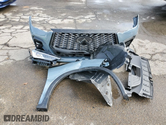 2024 Infiniti QX50 Sport with VIN 3PCAJ5FA2RF107869, listed as a Copart auction lot 82900624 with 545 mi miles and Salvage title. Bid and sale history available at DreamBid. Image 15.