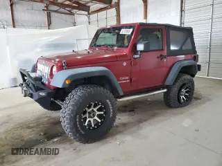 2012 Jeep Wrangler Sport with VIN 1C4AJWAG5CL233049, listed as a Copart auction lot 52328865 with 185,388 mi miles and Salvage title. Bid and sale history available at DreamBid. Image 1.