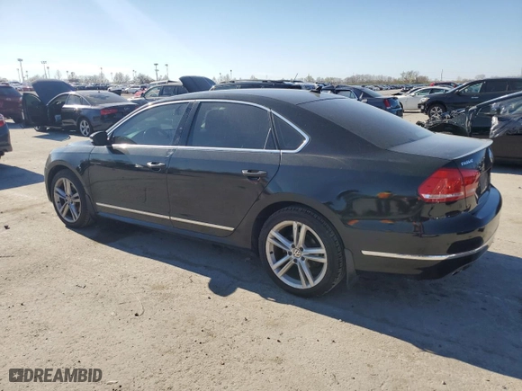 2015 Volkswagen Passat 2.0L TDI SEL Premium with VIN 1VWCV7A3XFC053549, listed as a Copart auction lot 50220275 with 186,623 mi miles and Salvage Title. Bid and sale history available at carsss.com. Image 2.