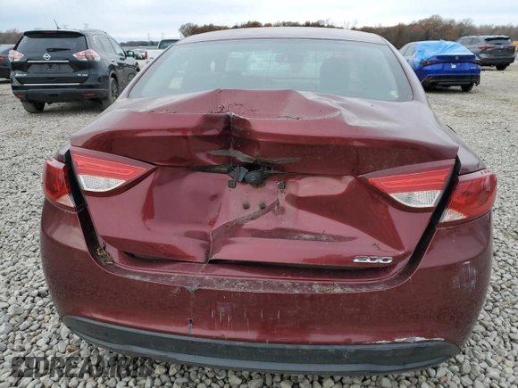 2017 Chrysler 200 Touring with VIN 1C3CCCFB9HN502376, listed as a Copart auction lot 84663924 with 0 mi miles and Salvage Title. Bid and sale history available at carsss.com. Image 6.