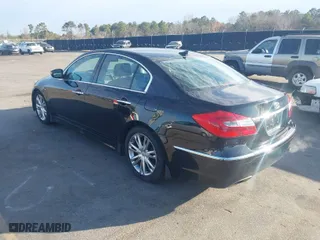 2013 Hyundai Genesis 3.8L with VIN KMHGC4DD4DU219029, listed as a IAAI auction lot 41727140 with 145,124 mi miles. Bid and sale history available at carsss.com. Image 3.