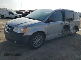 2014 Dodge Grand Caravan SXT 30th Anniversary with VIN 2C4RDGCG5ER258184, listed as a Copart auction lot 48787875 with 203,102 mi miles and Salvage Title. Bid and sale history available at DreamBid. Image 1.