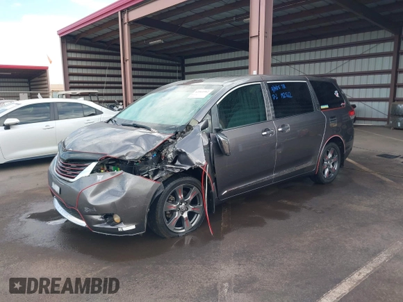 2011 Toyota Sienna LE AAS with VIN 5TDKK3DC9BS091956, listed as a IAAI auction lot 42064902 with 73,542 mi miles and . Bid and sale history available at DreamBid. Image 2.