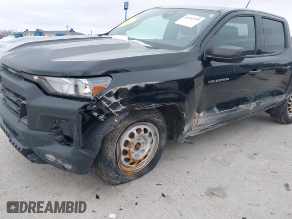 2023 Chevrolet Colorado 4WD Work Truck z VIN 1GCGTBEC4P1198879, wystawiony jako IAAI lot #41322797 z przebiegiem 13 414 mil mil oraz . Historia ofert i sprzedaży dostępna na DreamBid. Obrazek 6.