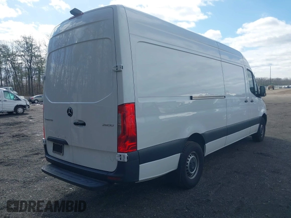 2023 Mercedes-Benz Sprinter Cargo Cargo with VIN W1Y40CHY2PT157028, listed as a IAAI auction lot 41709598 with 15,709 mi miles and . Bid and sale history available at carsss.com. Image 4.