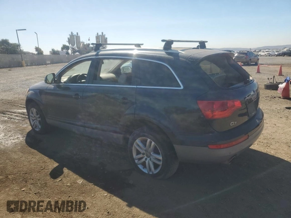 2007 Audi Q7 with VIN WA1AV74L97D047639, listed as a Copart auction lot 58095115 with 143,789 mi miles and Clean title. Bid and sale history available at DreamBid. Image 2.