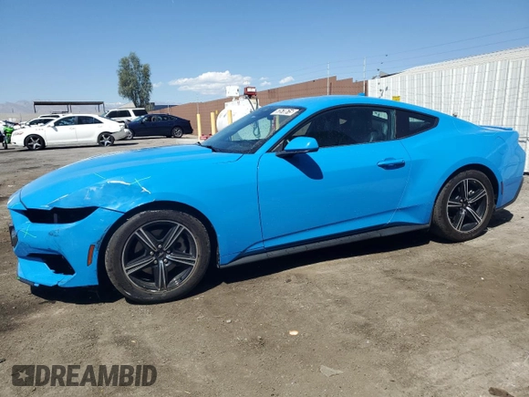2024 Ford Mustang EcoBoost with VIN 1FA6P8TH0R5133689, listed as a Copart auction lot 53570615 with 25,157 mi miles and Clean Title. Bid and sale history available at DreamBid. Image 1.