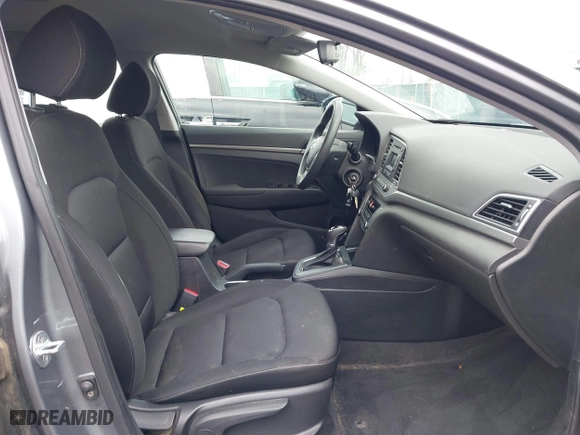 2018 Hyundai Elantra SE with VIN KMHD74LF3JU659748, listed as a IAAI auction lot 41971050 with 124,851 mi miles. Bid and sale history available at carsss.com. Image 5.