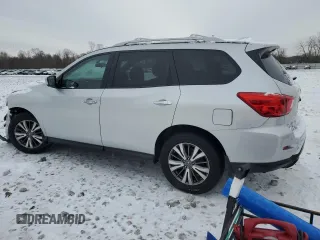 2020 Nissan Pathfinder S with VIN 5N1DR2AM1LC608564, listed as a Copart auction lot 46045955 with 83,886 mi miles and Salvage Title. Bid and sale history available at carsss.com. Image 2.